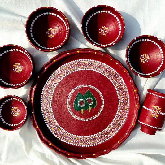 Bridal Elegance Mitti Magic Dinnerware (Set of 7)