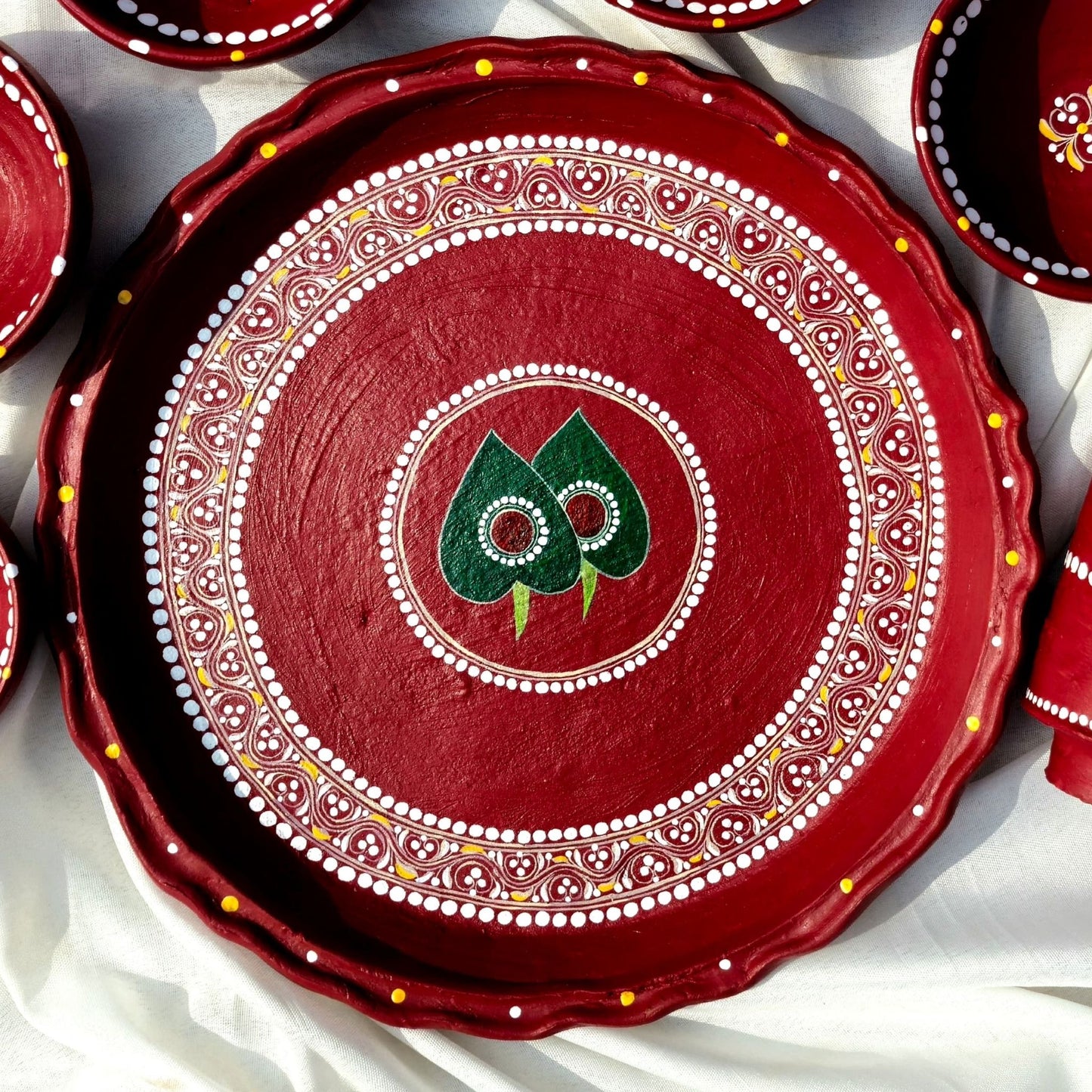 Bridal Elegance Mitti Magic Dinnerware (Set of 7)