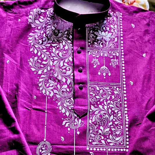 Kalkon Ka Jadoo – Hand Printed Panjabi
