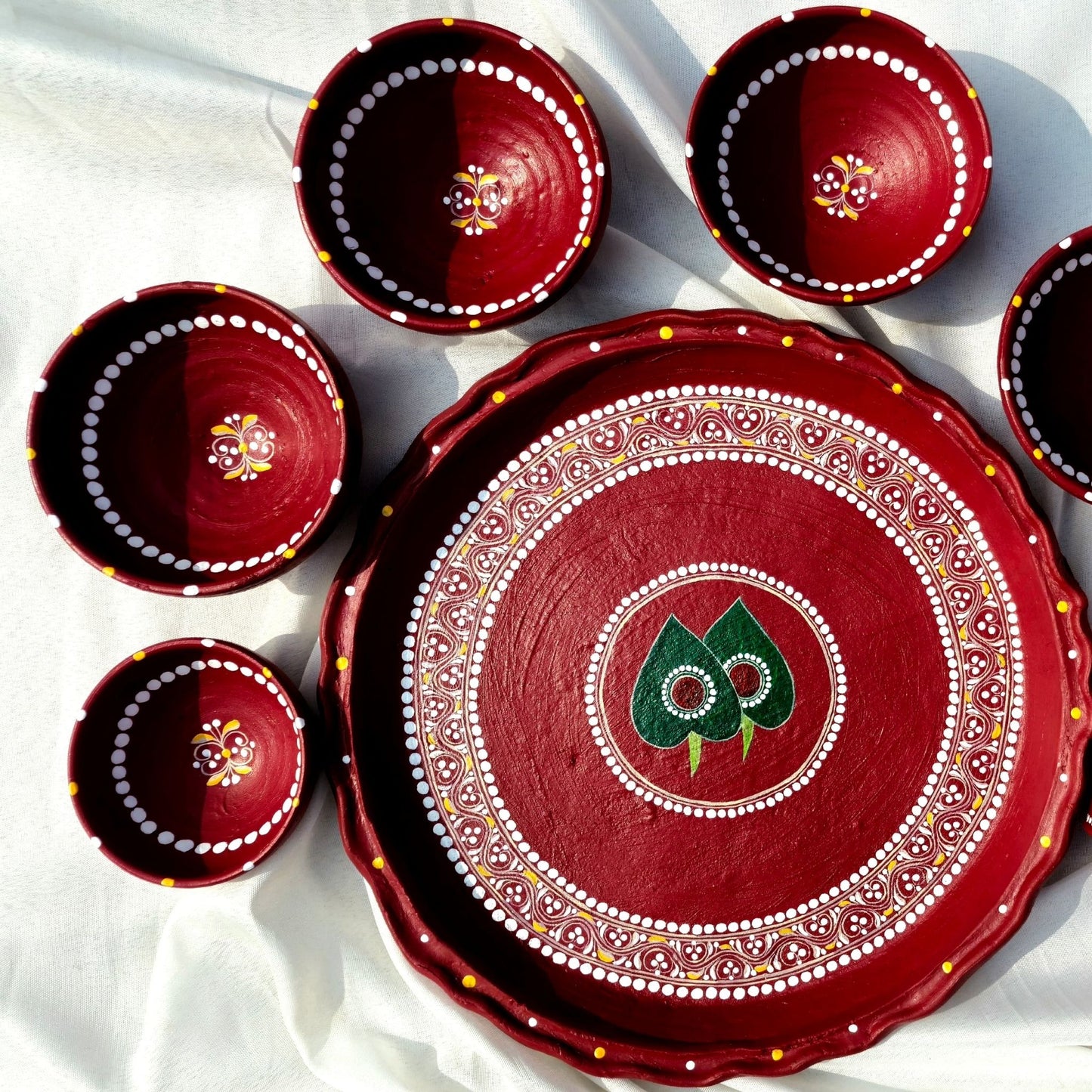 Bridal Elegance Mitti Magic Dinnerware (Set of 7)