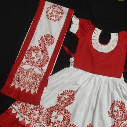Sundari Kalka Baby Lehenga Set