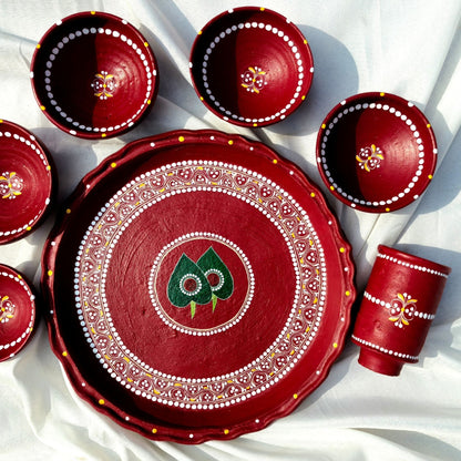 Bridal Elegance Mitti Magic Dinnerware (Set of 7)