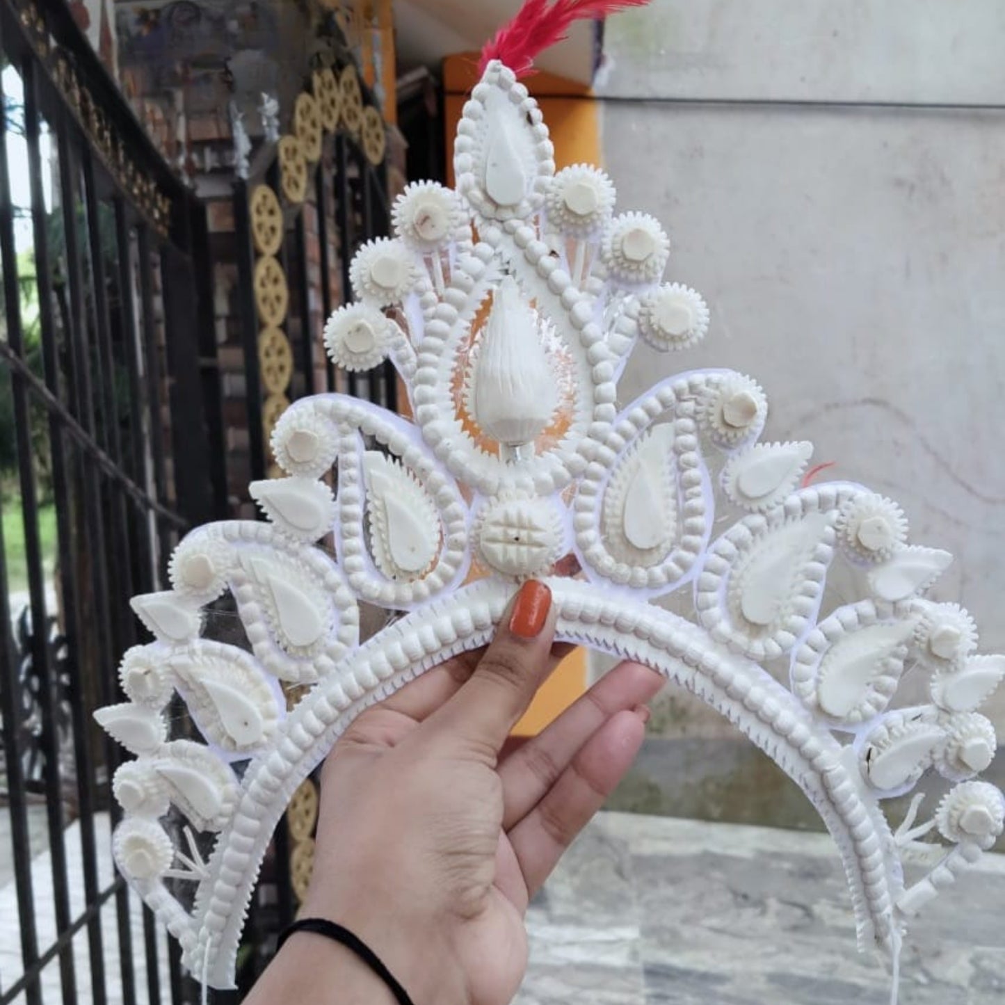 Pure Sola Bengali Bridal Mukut