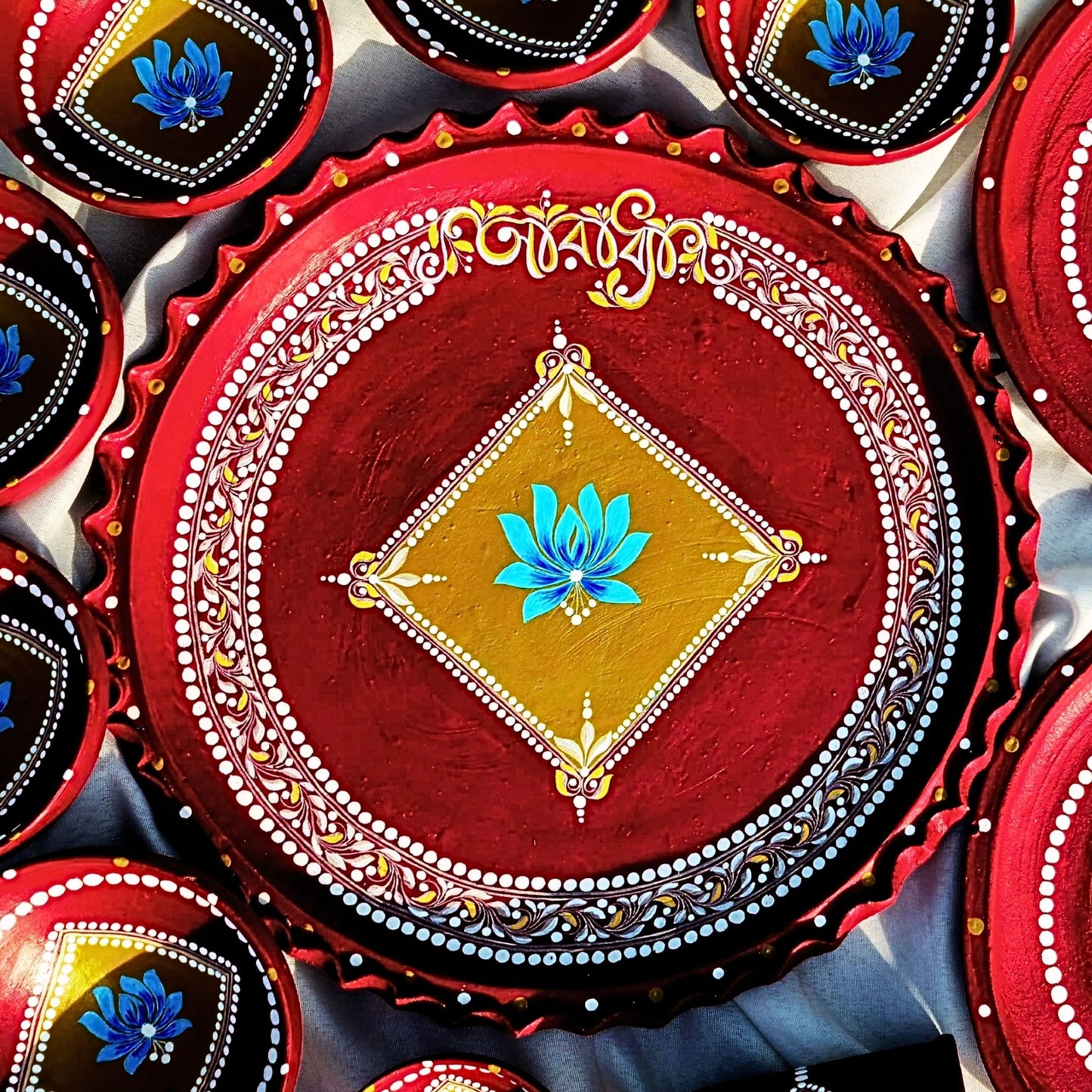 Gorgeous Kalka Art Mitti Magic Dinnerware (Set of 11)