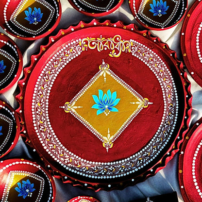 Gorgeous Kalka Art Mitti Magic Dinnerware (Set of 11)