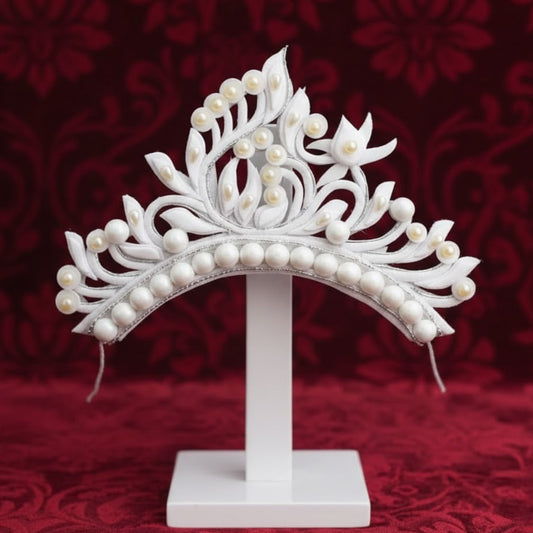 Mirror Work Artistic Wedding Mukut