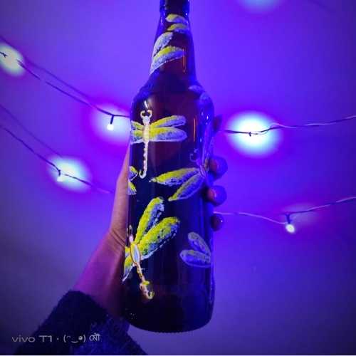 Desi Art on Recycled Glass