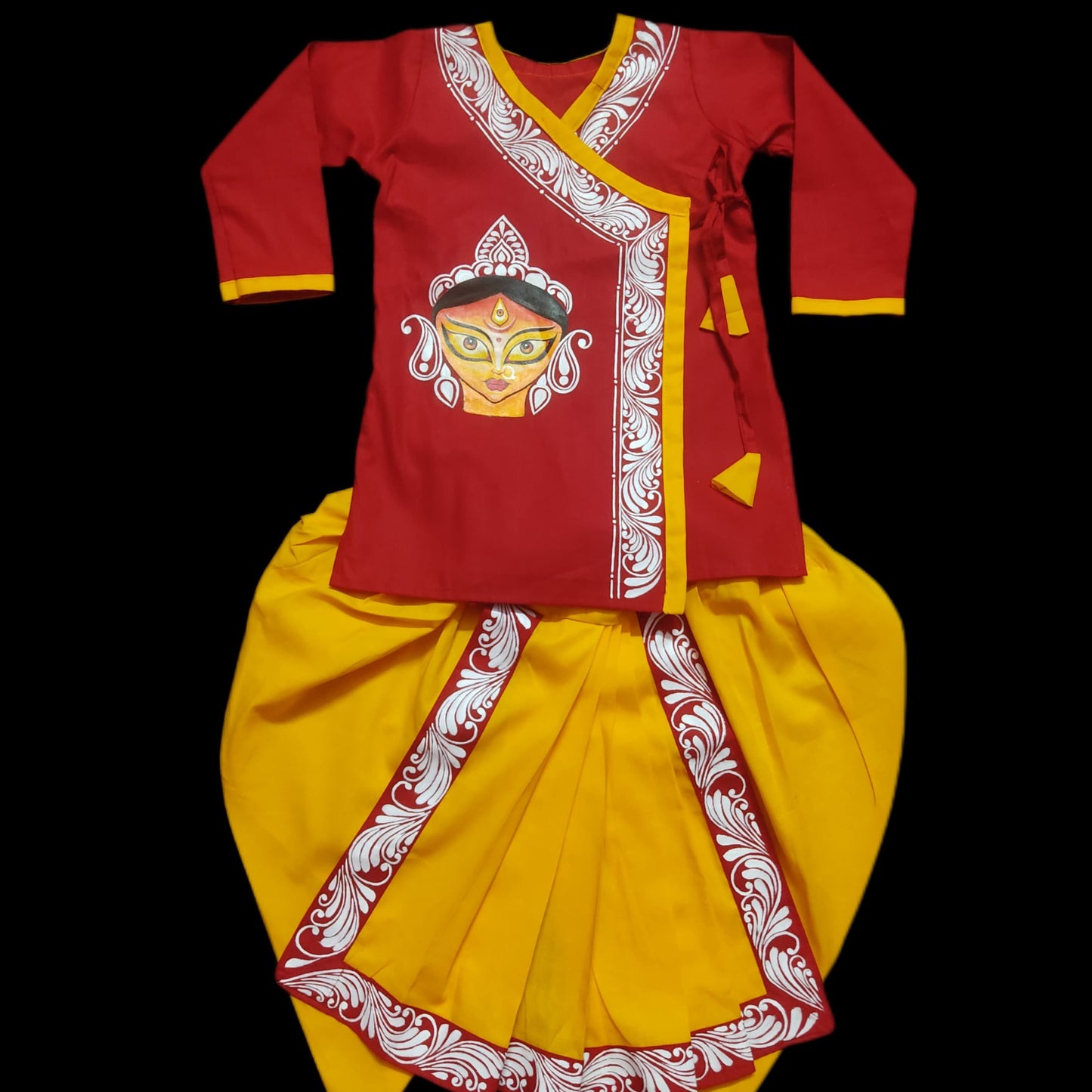 Haldi Bloom Baby Dhuti Panjabi Set