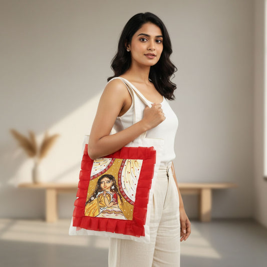 Bengali Grace Tote – Portrait of Tradition