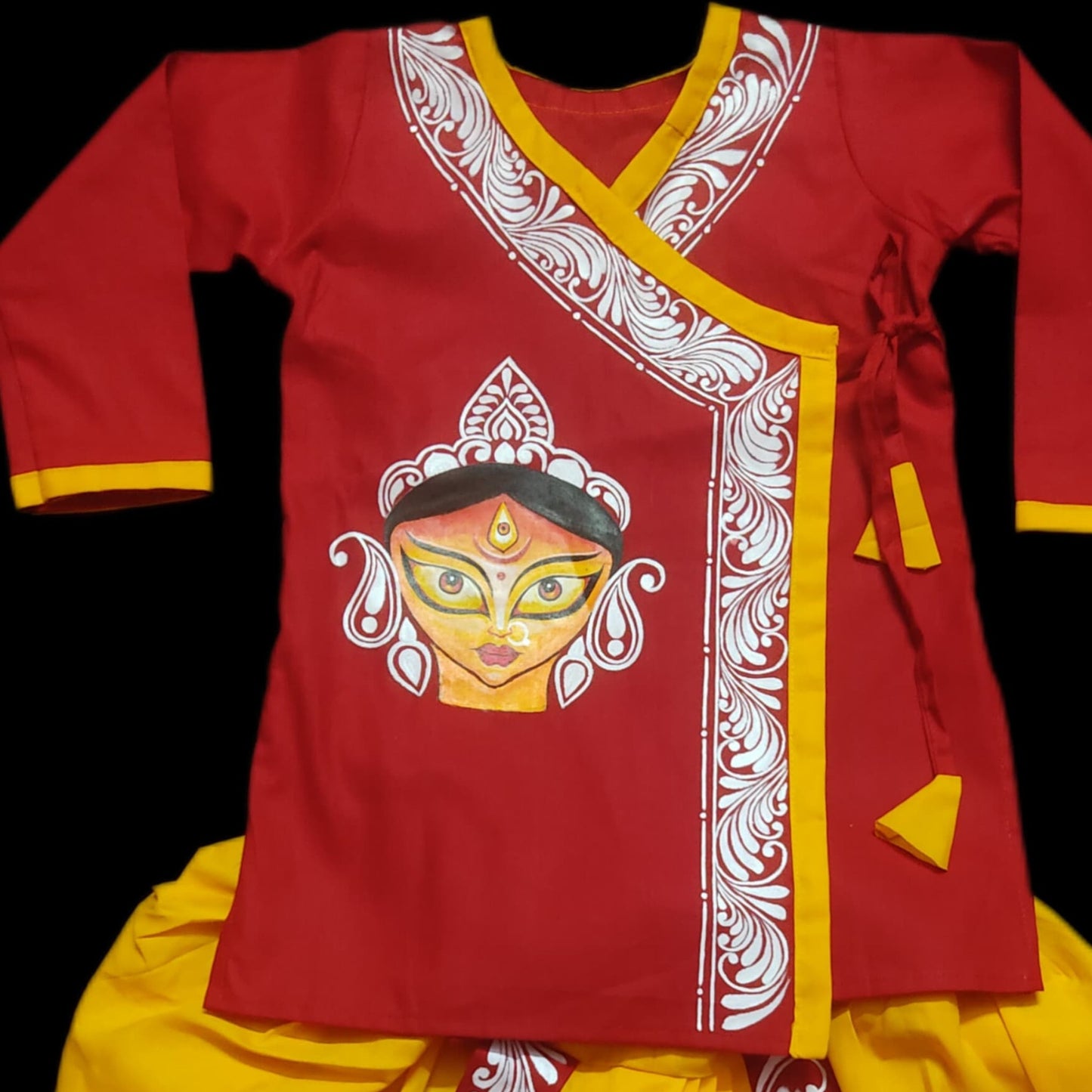 Haldi Bloom Baby Dhuti Panjabi Set