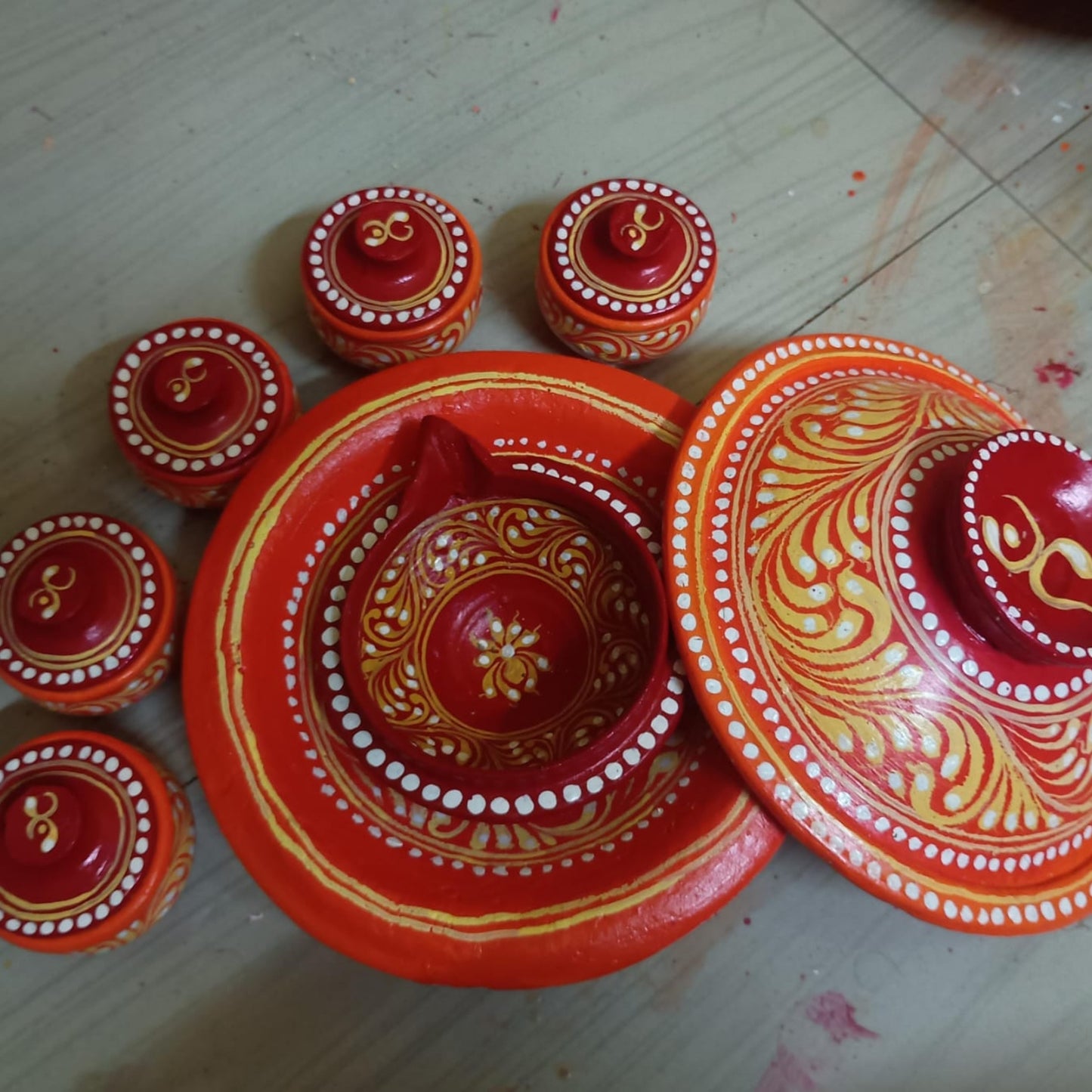 Hand Painted Mitti Ghot