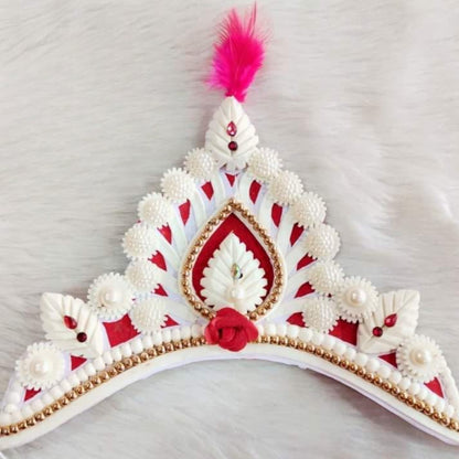 Traditional Pure Sola Bridal Mukut
