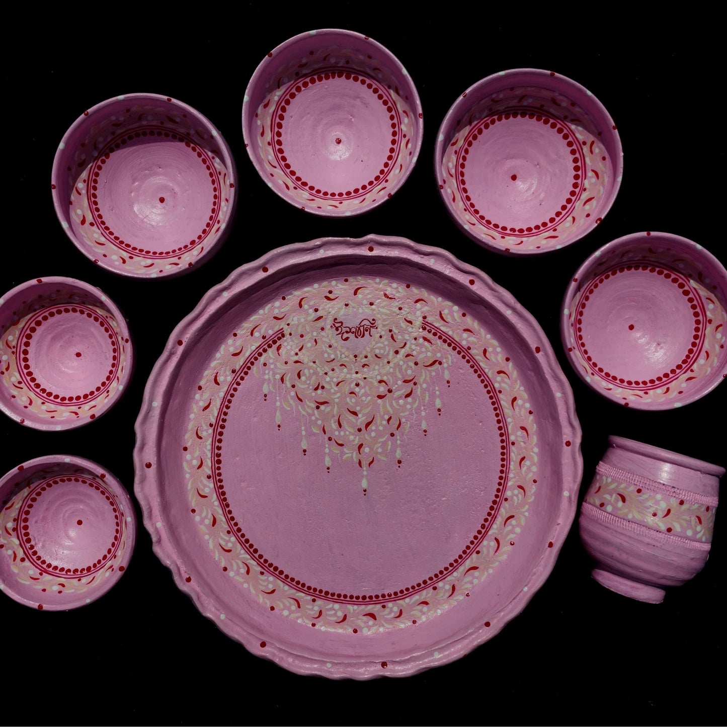 Blush Pink Mitti Magic Dinnerware (Set of 8)