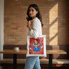 Madhubani Heritage Tote – Vibrant Folk Art