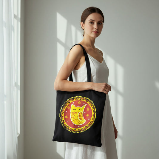 Wise Choice Tote – Handcrafted Owl Art