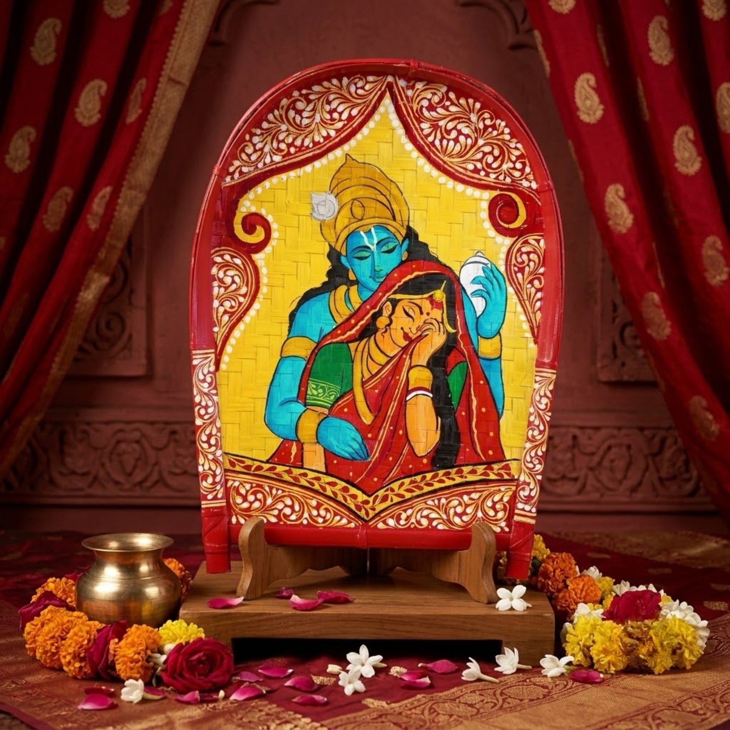 Shola Decorated Wedding Kulo