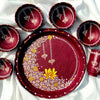 Lotus Blossom Kalka Mitti Magic Dinnerware (Set of 7)