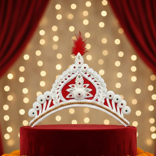 Elegant Pure Sola Wedding Mukut