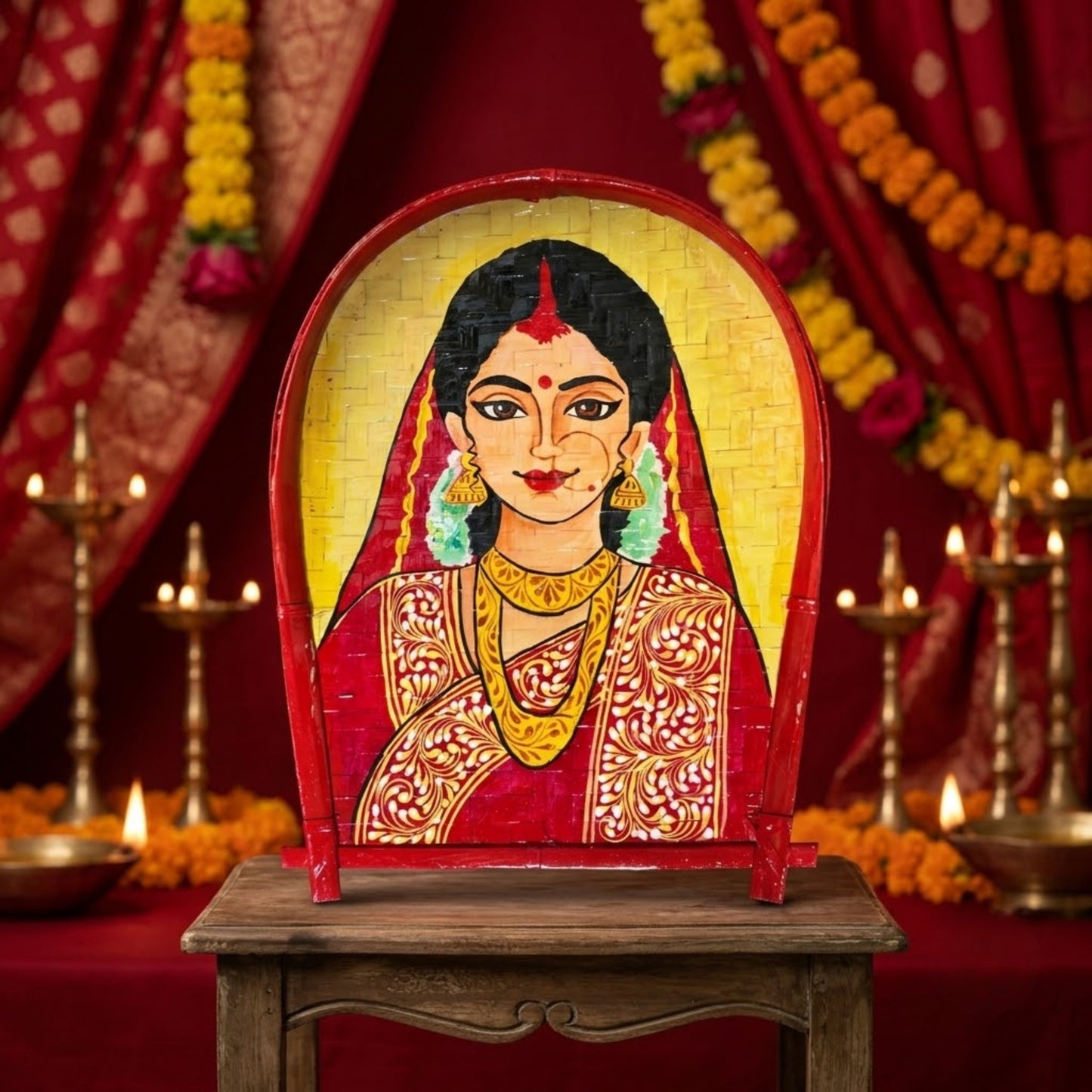 Red White Bridal Kulo