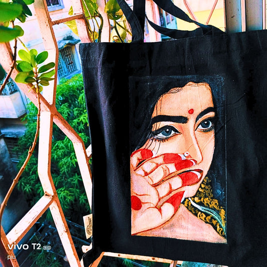 Bangali Bodhu Swag Tote – Canvas Side Bag
