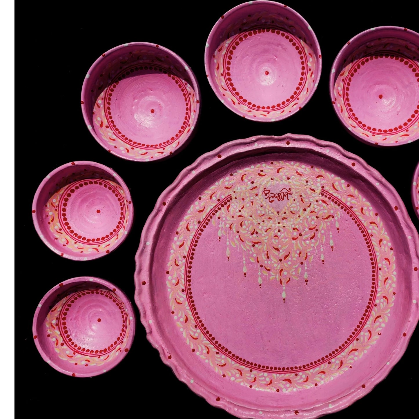 Blush Pink Mitti Magic Dinnerware (Set of 8)