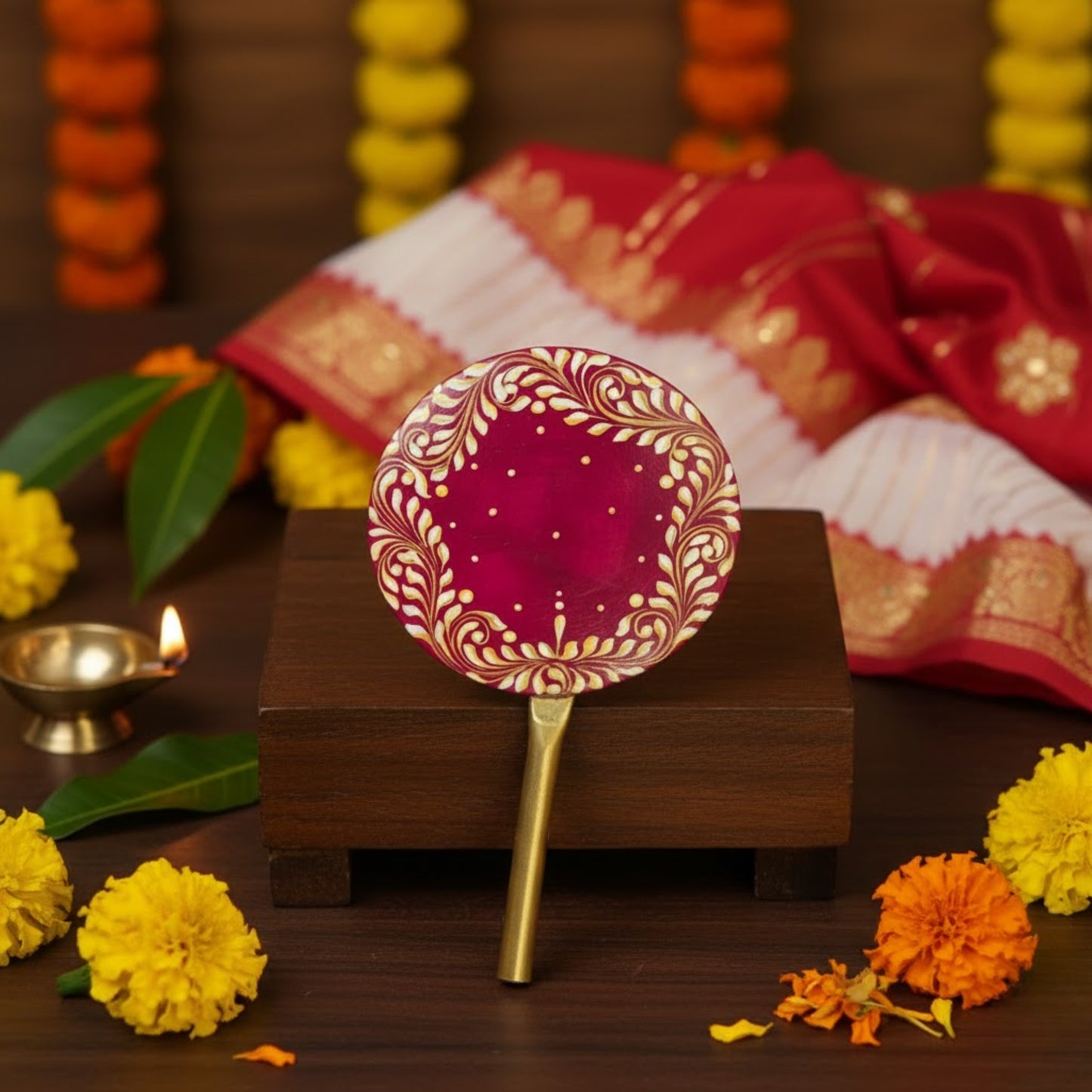 Vintage Brass Dorpon Serenity