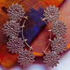 Blossom Grace Oxidised Ear Cuffs