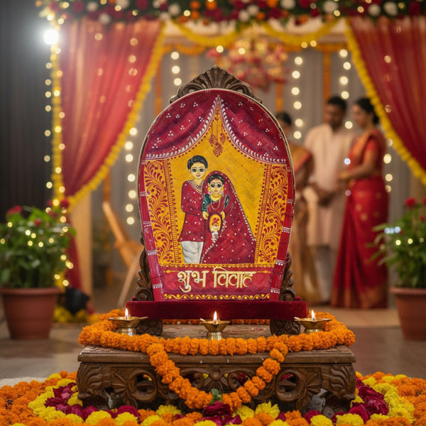 Kalka Motif Wedding Ritual Kulo