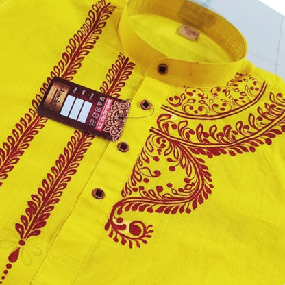 Utsav Hand-Painted Panjabi