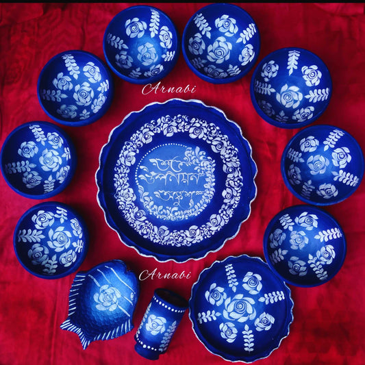 Mitti Ka Bhojan Baithak (Set of 12)