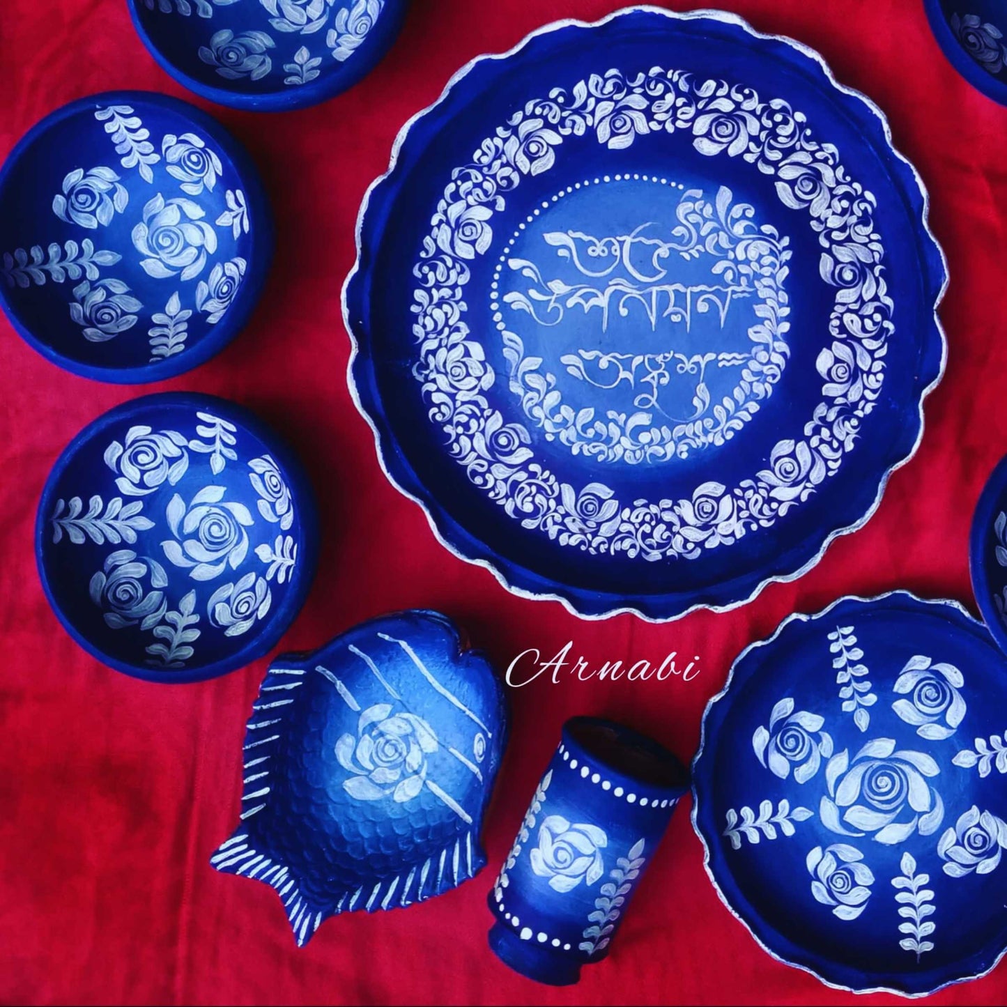 Mitti Ka Bhojan Baithak (Set of 12)