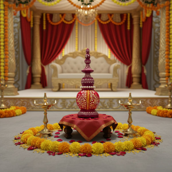 Handcrafted Green Leaf Kalka Gachkouto