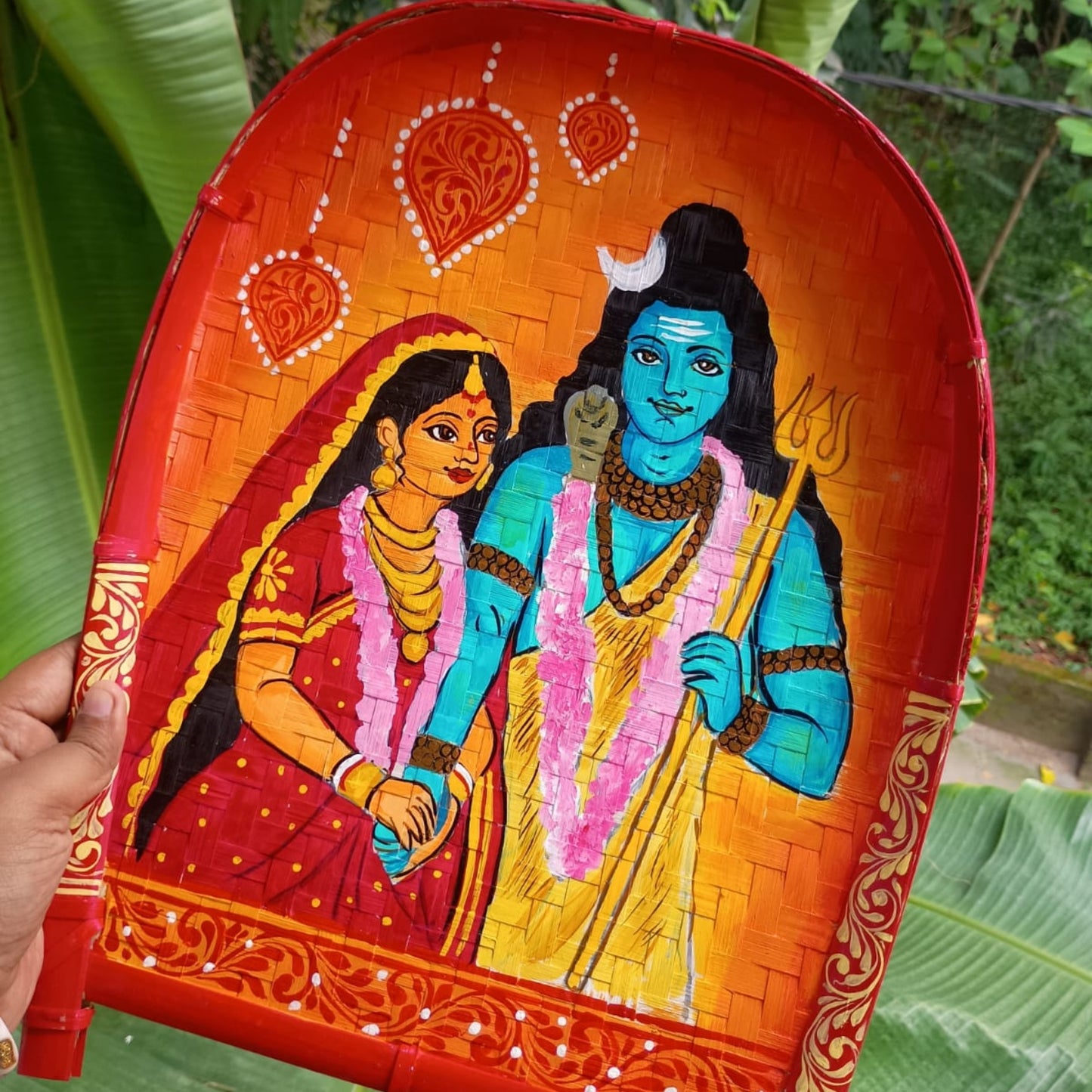 Golden Painted Wedding Kulo