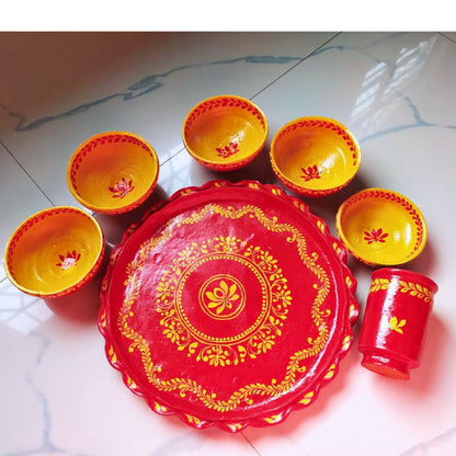 Sansriti Matir Thala Set – (Set of 7)