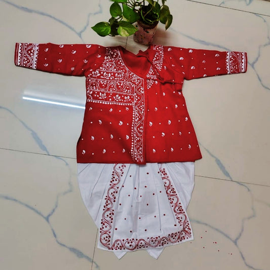 Graceful Heritage Kalka Art Baby Panjabi Set