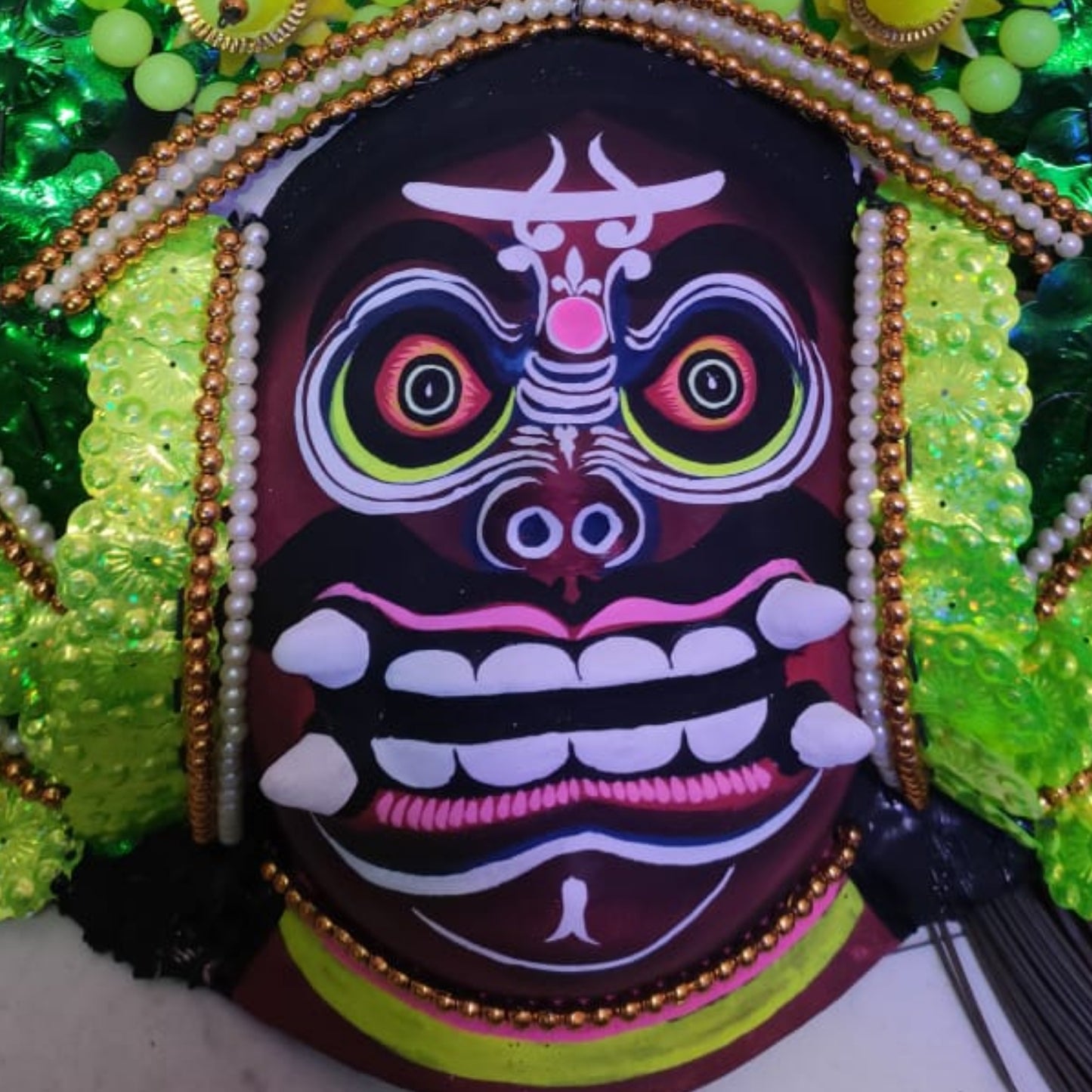 Asur Chhau Folk Mukhosh (14×14 inch)