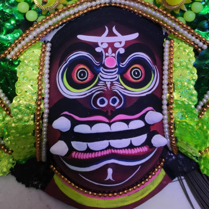 Asur Chhau Folk Mukhosh (14×14 inch)