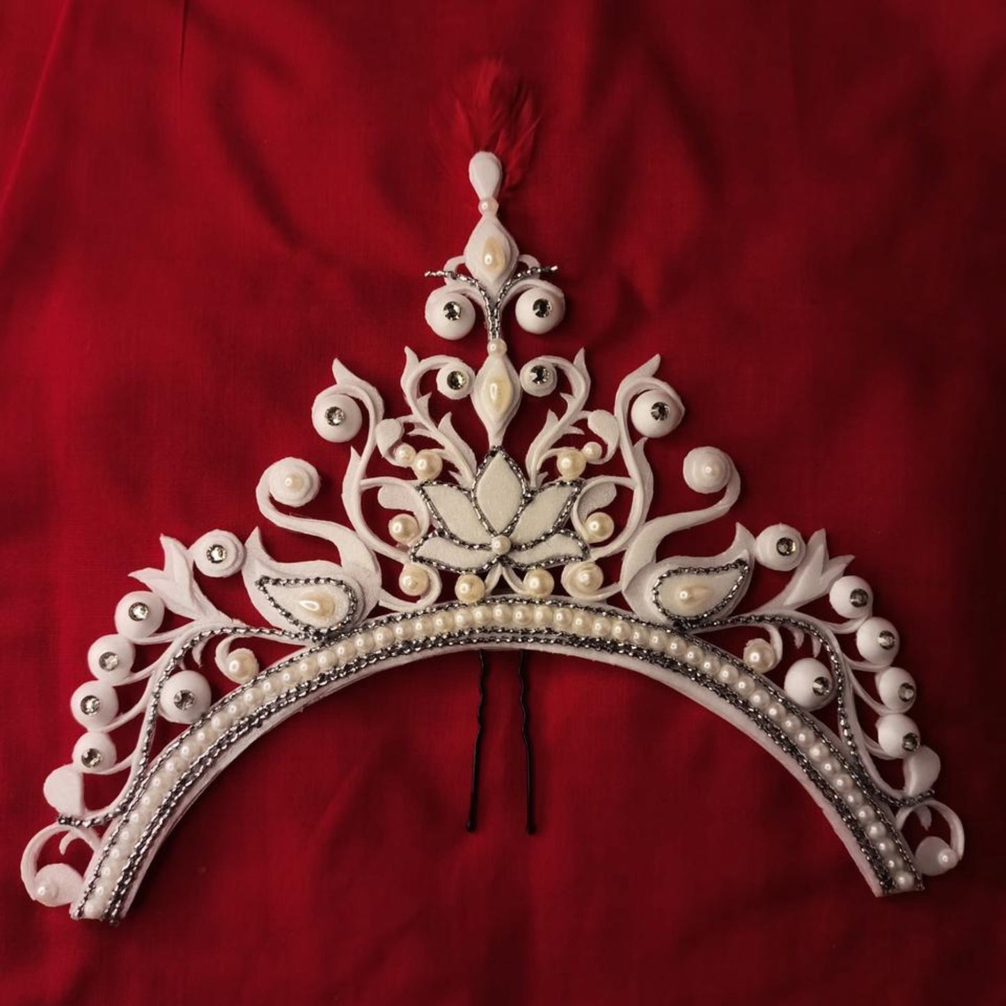 Golden Kundan Bridal Mukut