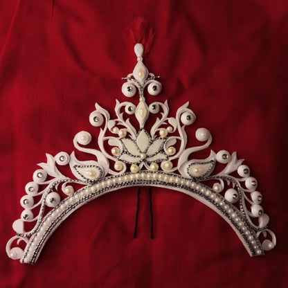 Golden Kundan Bridal Mukut