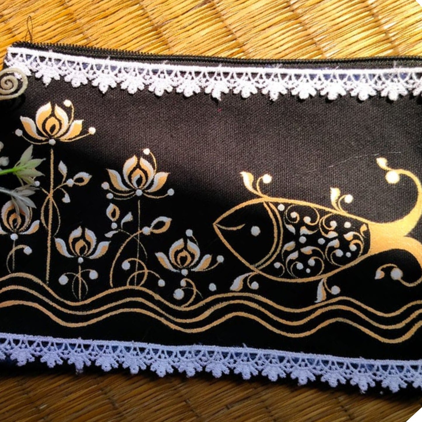 Handmade Kalka Art Side Bags (Combo of 5)