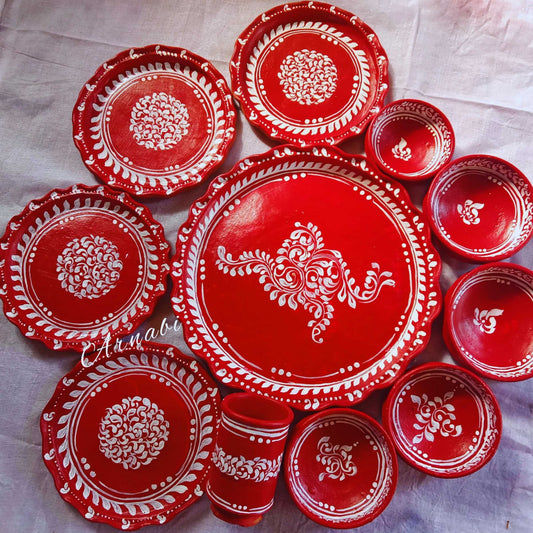 Mitti Ka Bhojan Baithak (Set of 11)