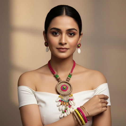 Floral Grace Set – Necklace, Earrings & Bangles