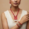 Heritage Bloom  Set – Necklace, Earrings & Bangles