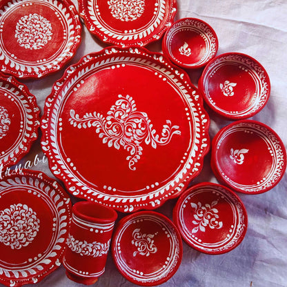 Mitti Ka Bhojan Baithak (Set of 11)