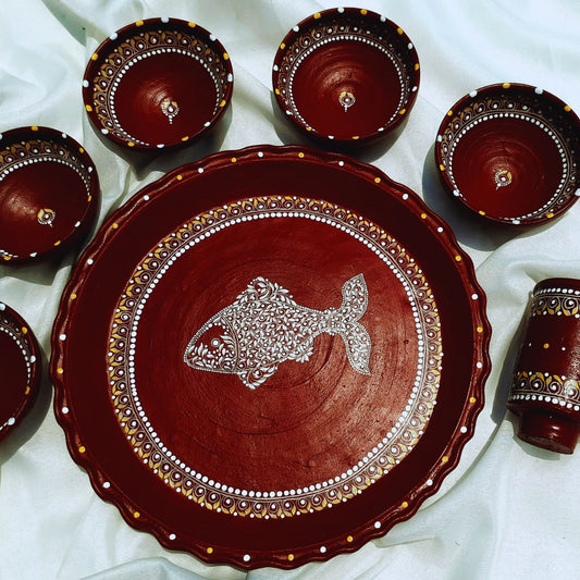 Kalka Kriti Mitti Magic Dinnerware (Set of 7)