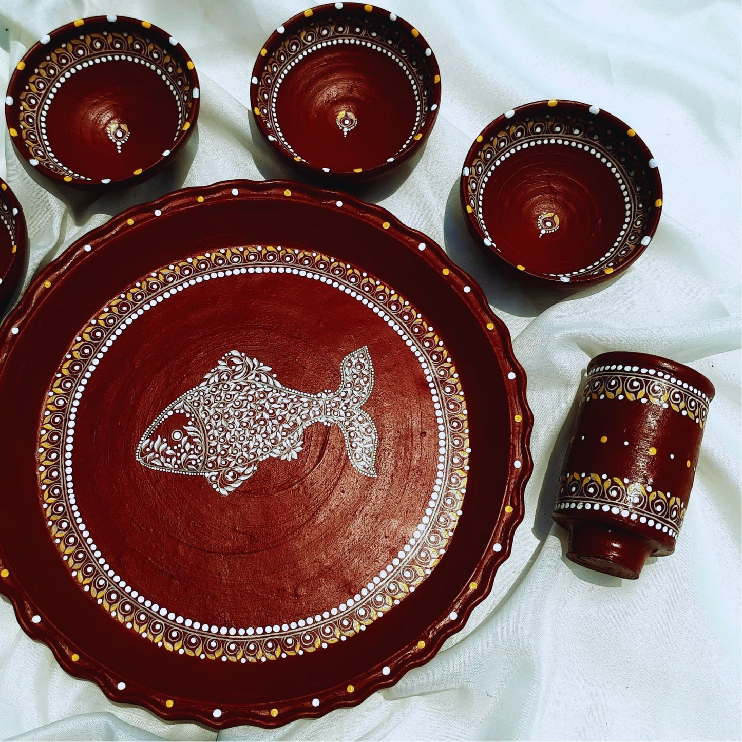 Kalka Kriti Mitti Magic Dinnerware (Set of 7)