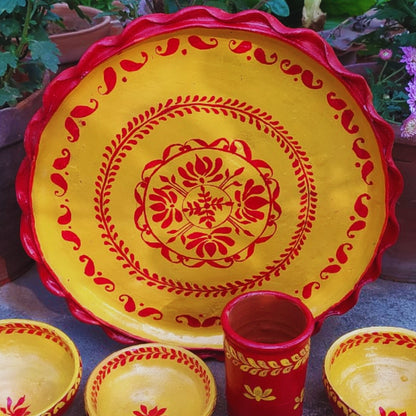 Karukriti Matir Thala Set – 7-Pieces