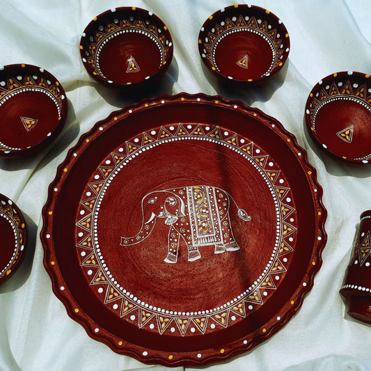 Kalka Kriti Mitti Magic Dinnerware (Set of 7)
