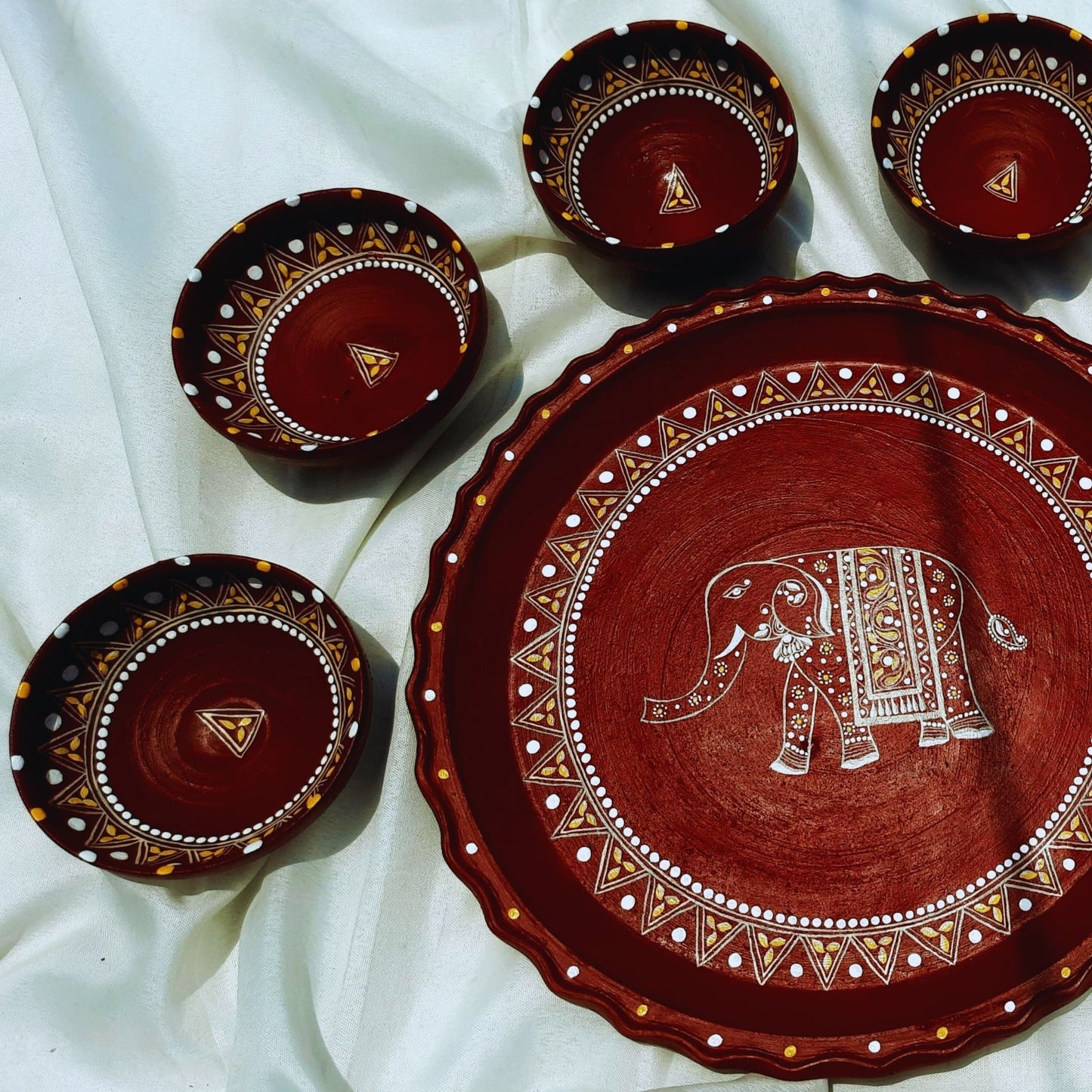 Kalka Kriti Mitti Magic Dinnerware (Set of 7)