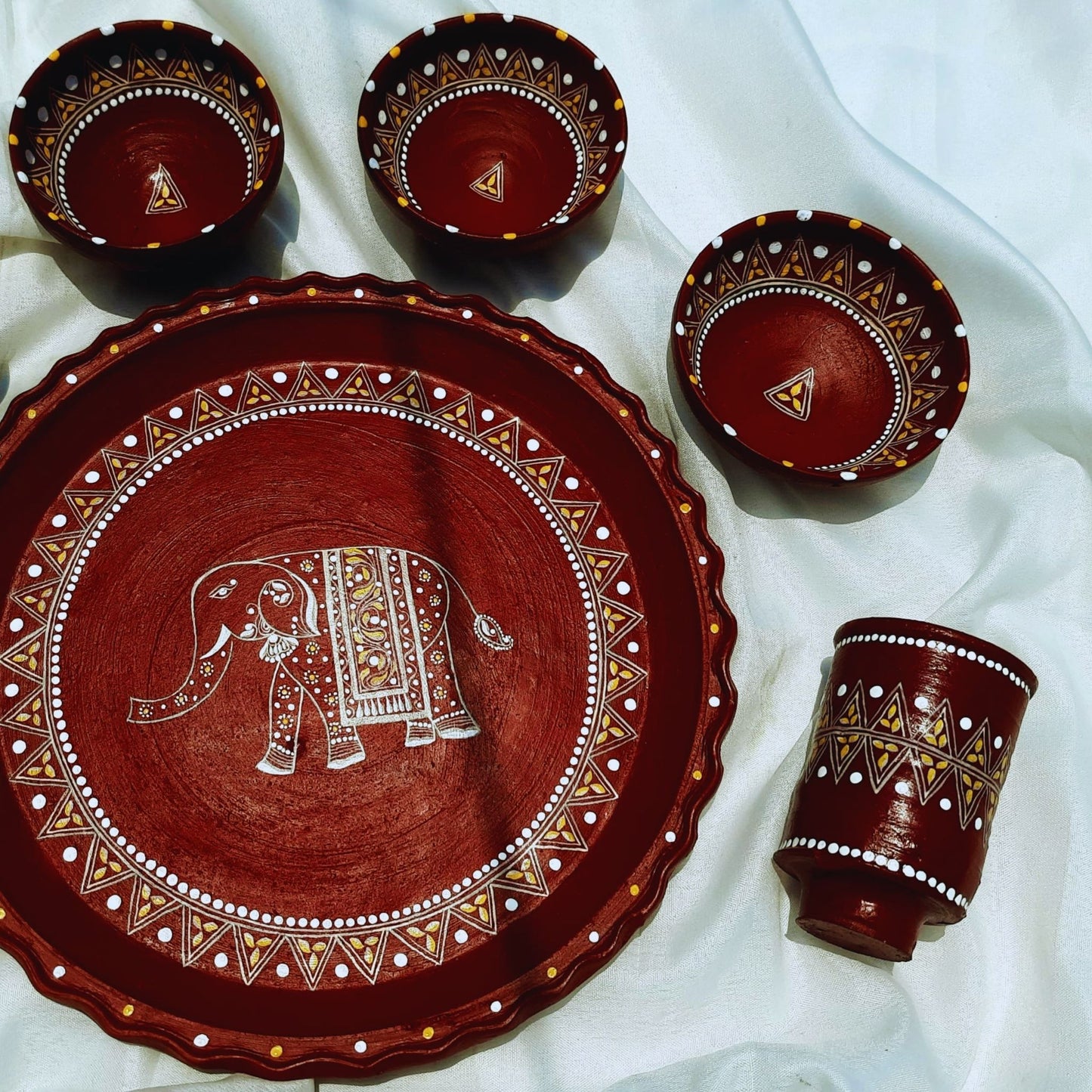 Kalka Kriti Mitti Magic Dinnerware (Set of 7)